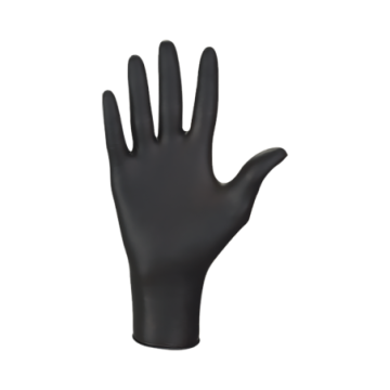 Powder-free black nitrile gloves - EIHF Isofroid