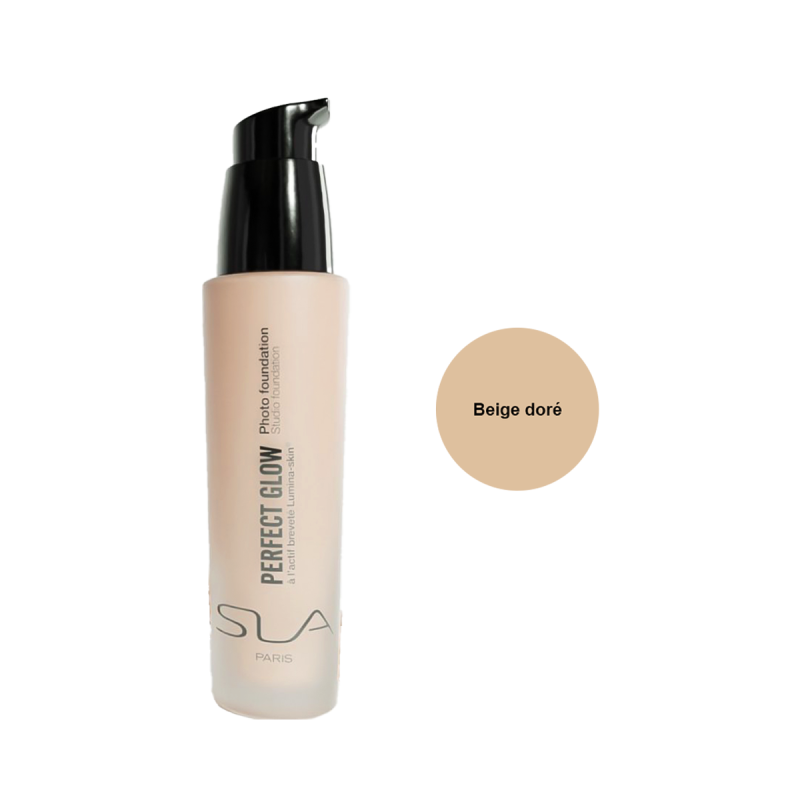 Beige doré fluid foundation for face